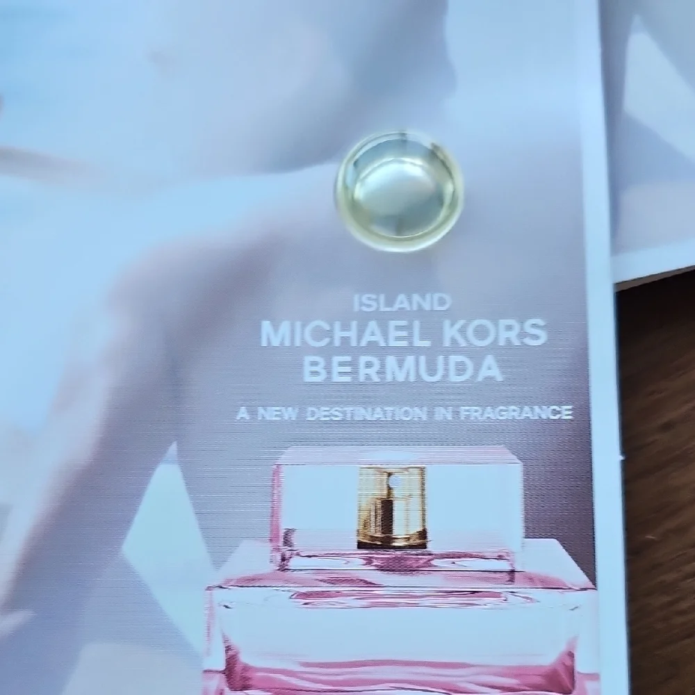 New Island Michael Kors Bermuda Fragrance Sample Bubble Cards